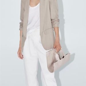 Zara oversized blazer in beige (US women’s small)
